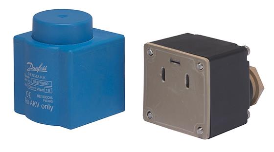 Bobine magnétique Danfoss 018F6783, 208 - 240V AC, 50/60 Hz, sans câble, 4 W, IP 67