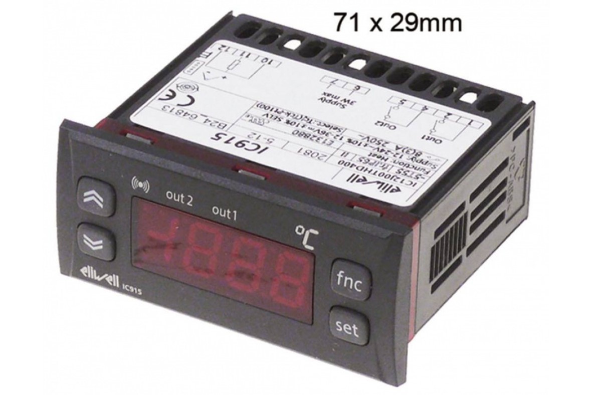 Controlador de refrigeración ELIWELL IC915 IC12J00THD400, 12/24V