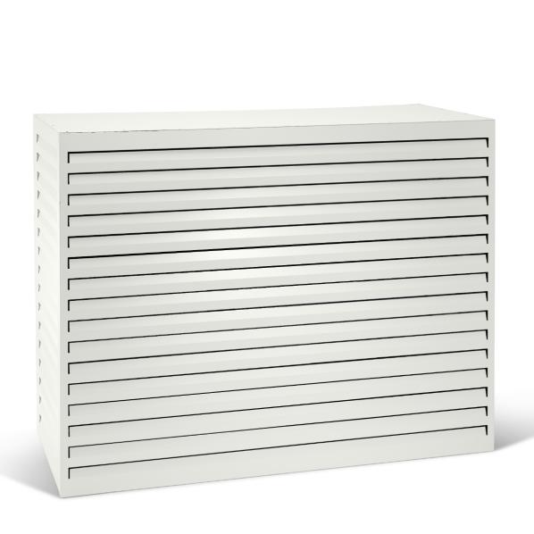 Evolar air conditioning & heat pump housing white aluminium XL, 1300x1700x750 MM