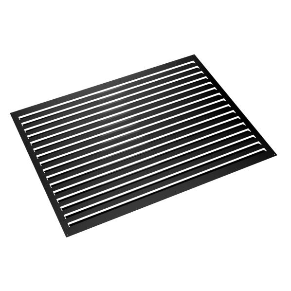 Evolar bakvägg aluminium svart XL, 1300x1700 MM