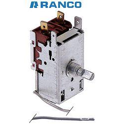 THERMOSTAT RANCO K50-L3251, 2 contacts 6A 250V capillary tube 2000 mm crescent-shaped pin ø 6x4.6 mm, cold +1°C, warm +11C°
