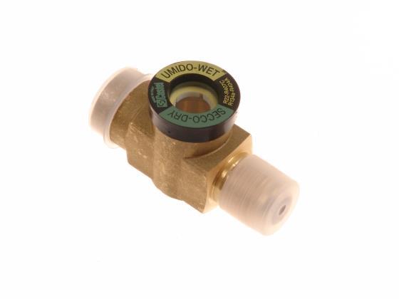 Sight glass Castel 3950/55, 5/8" SAE inside and outside, flared connections