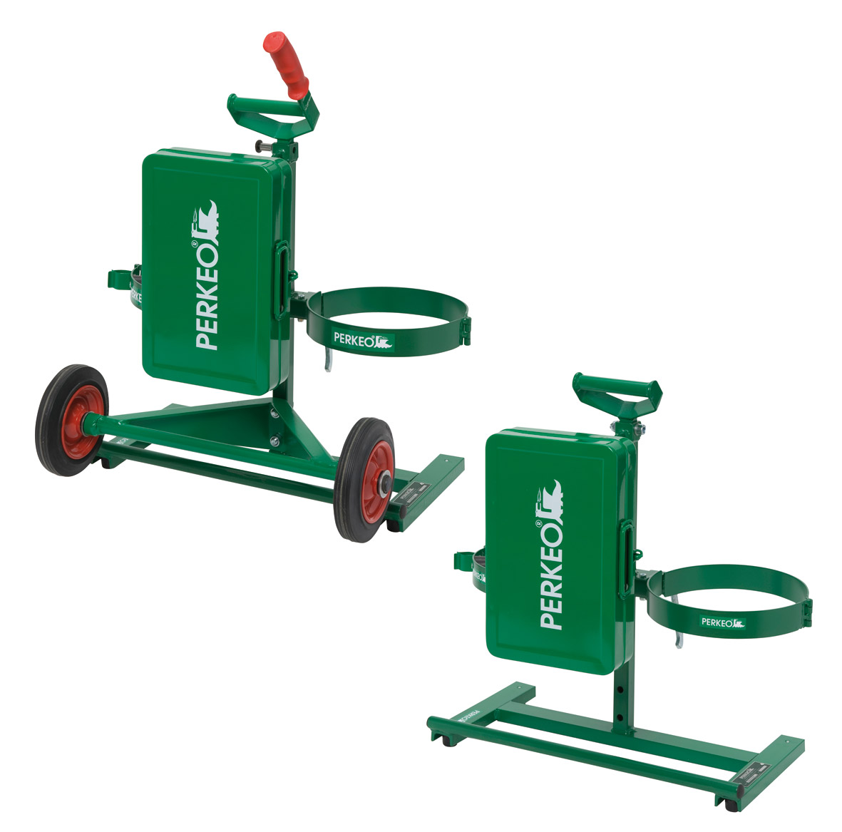 PERKEO montagerek, draagbaar voor 5 kg propaanfles & 5 L zuurstoffles