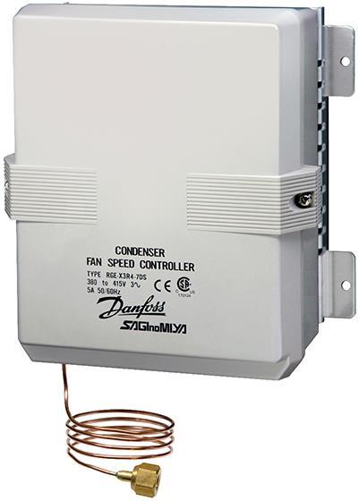 Régulateur de vitesse de ventilation Danfoss RGE-X3R6-7 R410A 0,2-5A 400V/3/50Hz