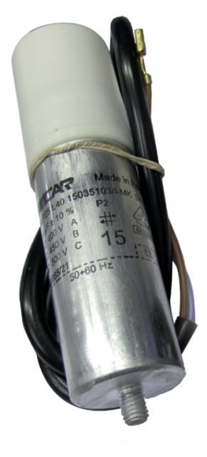 Kondensator roboczy Tecumseh 15 µF, 400 V