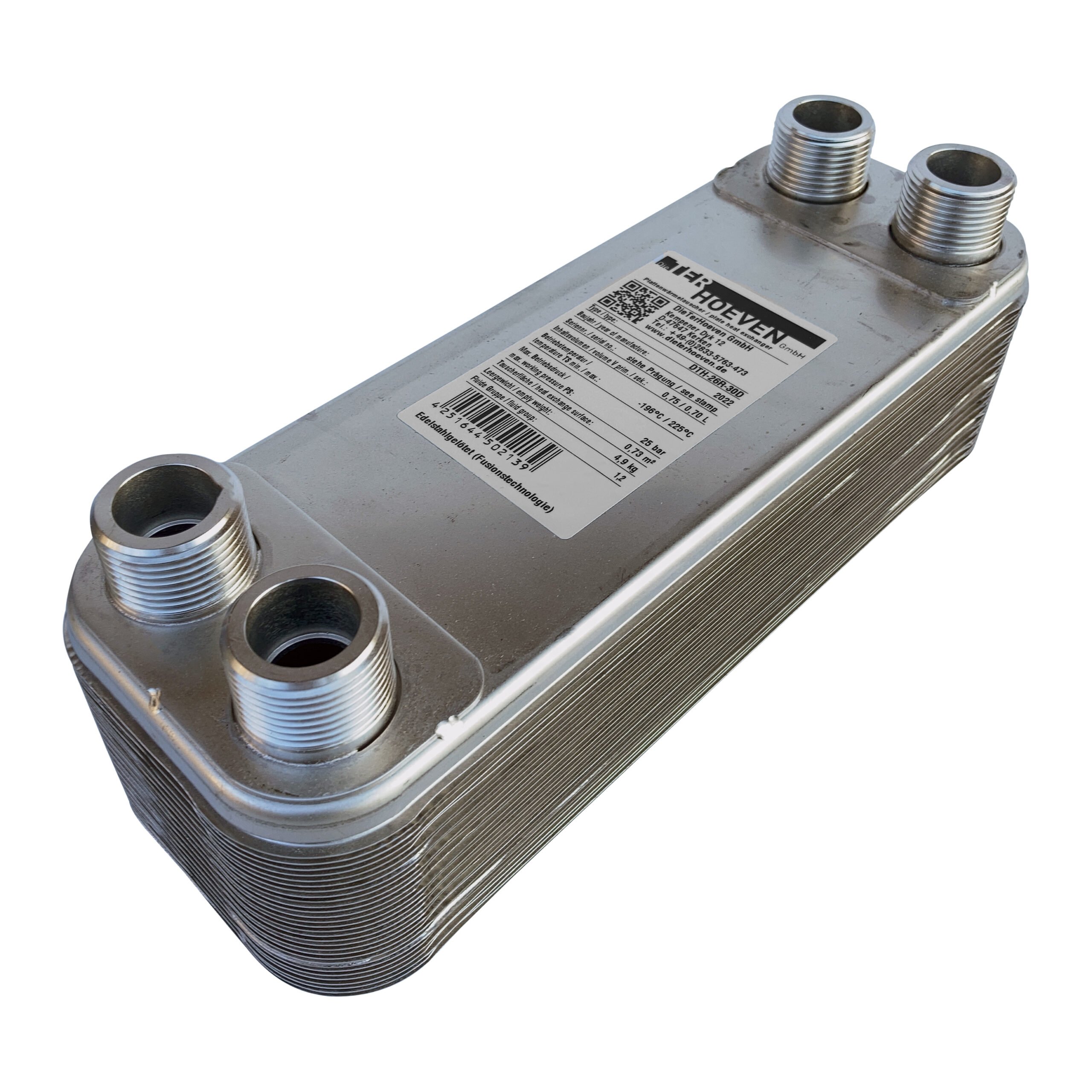 Platenwarmtewisselaar DTH-26R-30D
