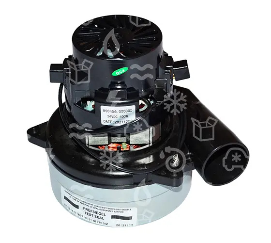Silnik odkurzacza 450 W/24 V, AMETEK, (D=144 mm, H=169 mm) TANGENTIAL BYPASS