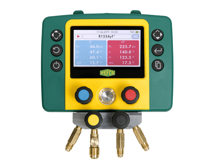 Refco 4688129 Ayuda de montaje digital de 4 vías REFMATE-4
