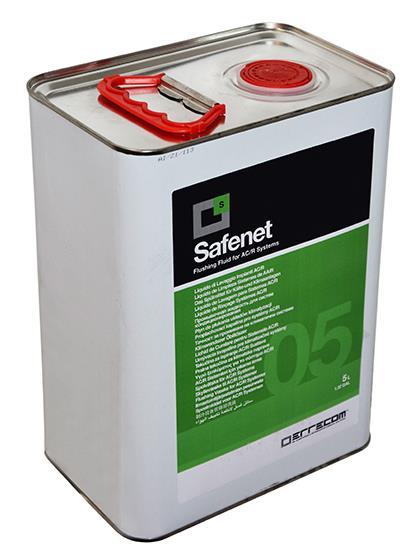 Errecom Safenet 5 L, líquido refrigerante de lavado con alto nivel de evaporación FLUSH 5L, no inflamable SAFENET