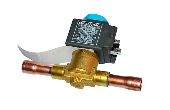 Zawór elektromagnetyczny Castel R290, NC, lutowany 16 MM ODS, ze szpulą, 1078EX/5A6