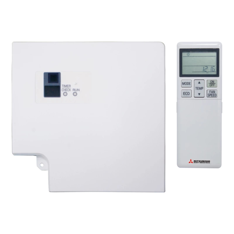 Klimaanlage, Fernbedienung, LCD-Display, weiß, Mitsubishi