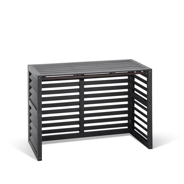 Evolar air conditioning & heat pump housing Charcoal Grey WPC S, 700x1000x500 MM