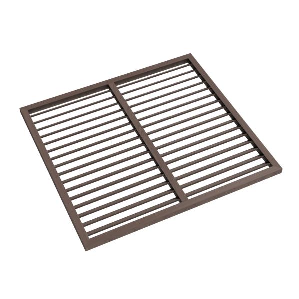 Evolar panneau arrière WPC Walnut Grey L, 1100x1200 MM