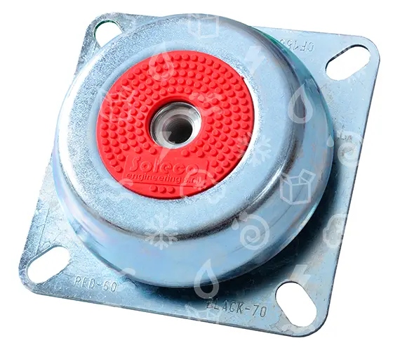 Smorzatore di vibrazioni Silenblocks - set, M16, SOLECO