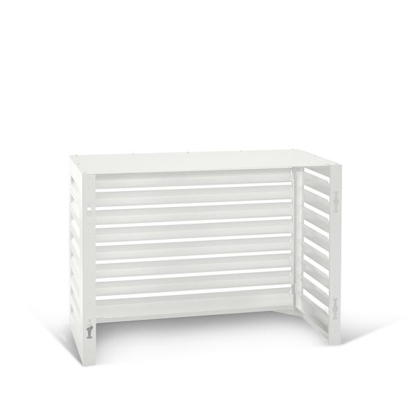 Evolar luftkonditionerings- och värmepumpshus vit aluminium S, 700x1000x500 MM