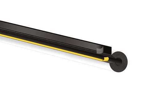 Alixo pipe insulation 19MM adhesive strip - DN32 - 2 M/long