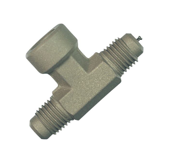 Refco 9884842 Fläns T-stycke A-31854 1/4SAE x 1/4SAE x 1/4SAE, 1 st