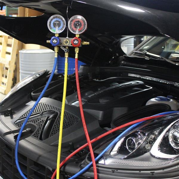 Aide à l'assemblage 2 voies pour R1234yf avec flexibles, Mastercool 83272