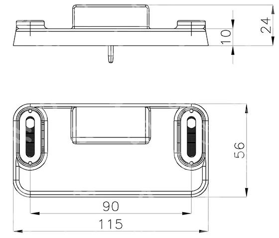 level, button, clip, bracket, mount