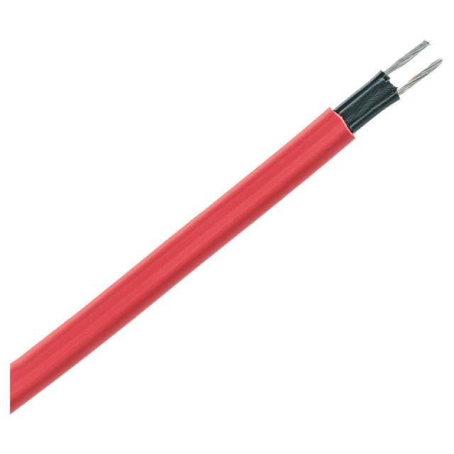 Dörrkarmvärmare / silikonvärmare 25 watt/m fast effekt 1m