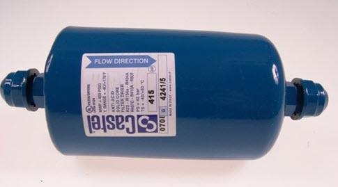 Filter dryer Castel 4241/5S, ANTI-ACID, 415S, 5/8" ODS, solder connections - not available, replaced by DF241/5S