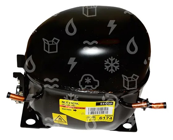 Compressor SECOP / Danfoss NLE11CNL, LBP/MBP - R290, 220/240V, 105H6174