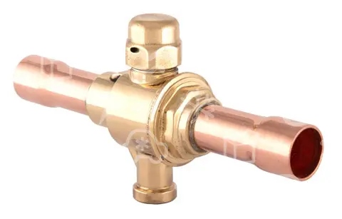 Zawór kulowy z klapą zwrotną CASTEL 6531E/5, R744 / CO2, PS: 90 [bar], ODS: 16 [mm]