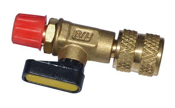 Válvula de bola para manguera, universal, 1/4" - 5/16