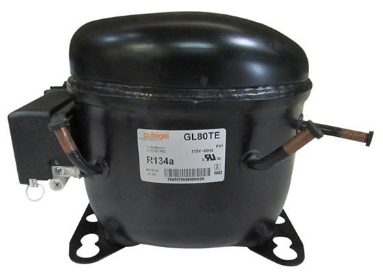 Compressor Cubigel / Huayi GL80TE, 115V, 60 Hz - R134a, HMBP