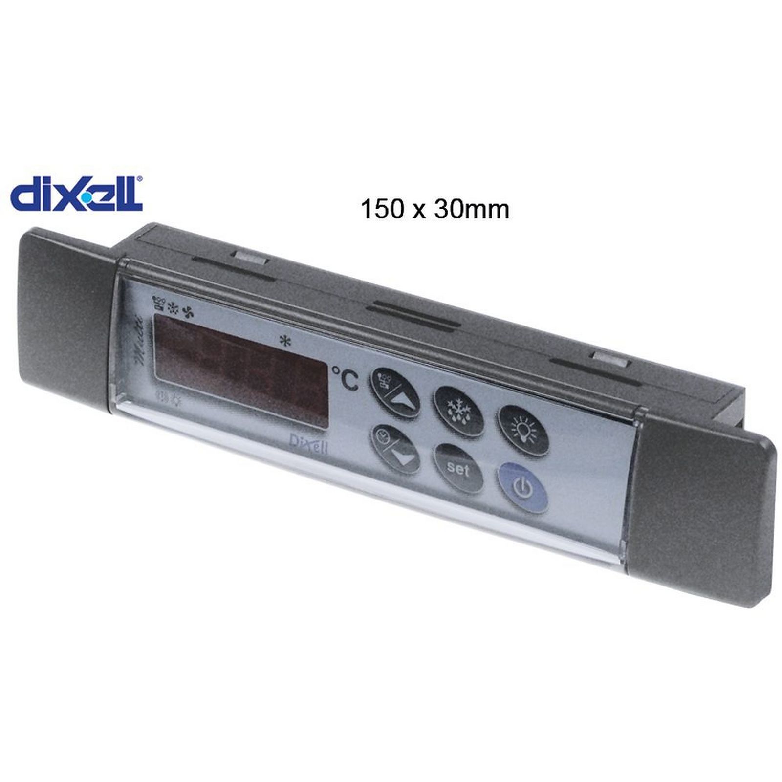 Toetsenbordunit Dixell T640, inbouwafmetingen 150 x 30 mm