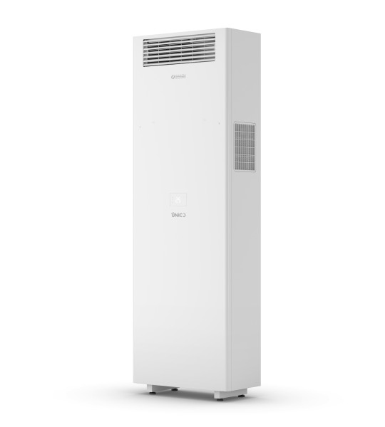 Olimpia Splendid UNICO VERTICAL 35 HP EVAN - Monoblock värmepump luftkonditionering utan utomhusenhet, R32, 3,5KW | 3,2KW
