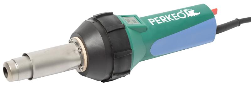 PERKEO HOTGUN ELECTRA 2000 C soldador manual de aire caliente, 230V, 1600W con pantalla digital