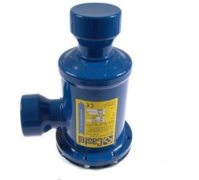 Mechaniczny filtr linii ssącej Castel 4411/21C, 1 cylinder, 2,5/8" ODS (64 mm)