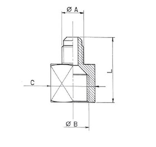 Reducing nipple 3/4' SAE female x 5/8' SAE male WIGAM UR3-1012 ? Unit price (PU=40 pcs.)