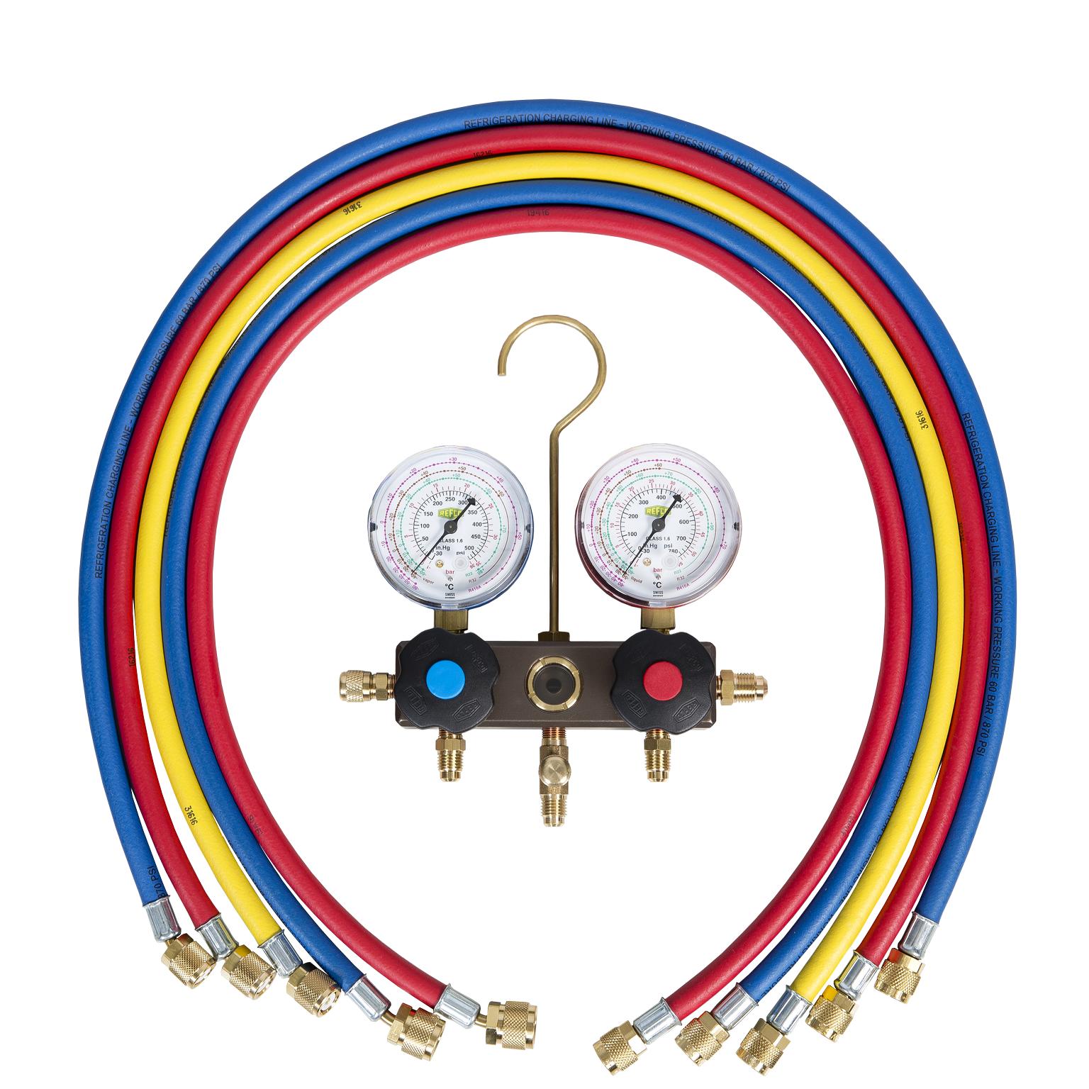 Refco BM2-6-DS-CLIM32 4687916 R32 Desmontadora de neumáticos de 2 vías incl. mangueras