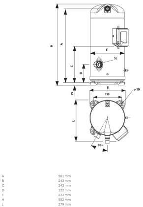 Compresseur Copeland ZP32K3E-TFD-522 - Neuf Sous Emballage