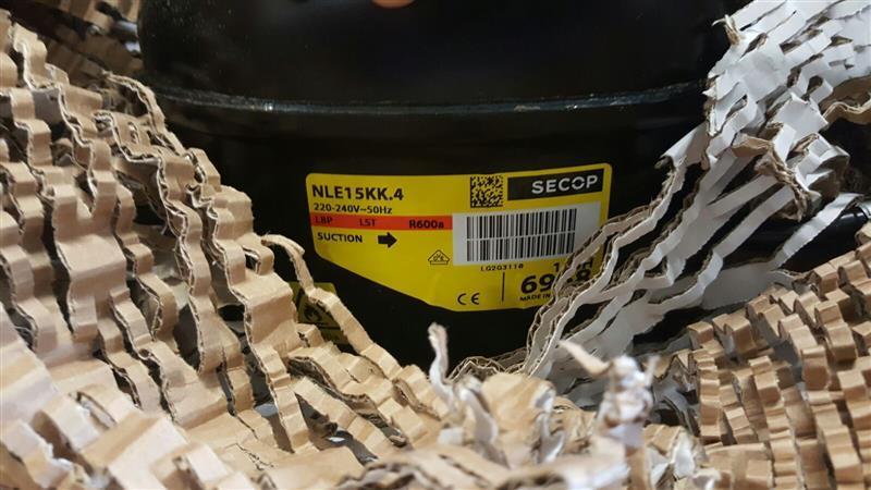 Sprężarka SECOP / Danfoss NLE15KK.4, HBP/LBP R600a, 220-240V, 172W (-25°C) - niedostępna, zastąpiona przez NLX15KK.3