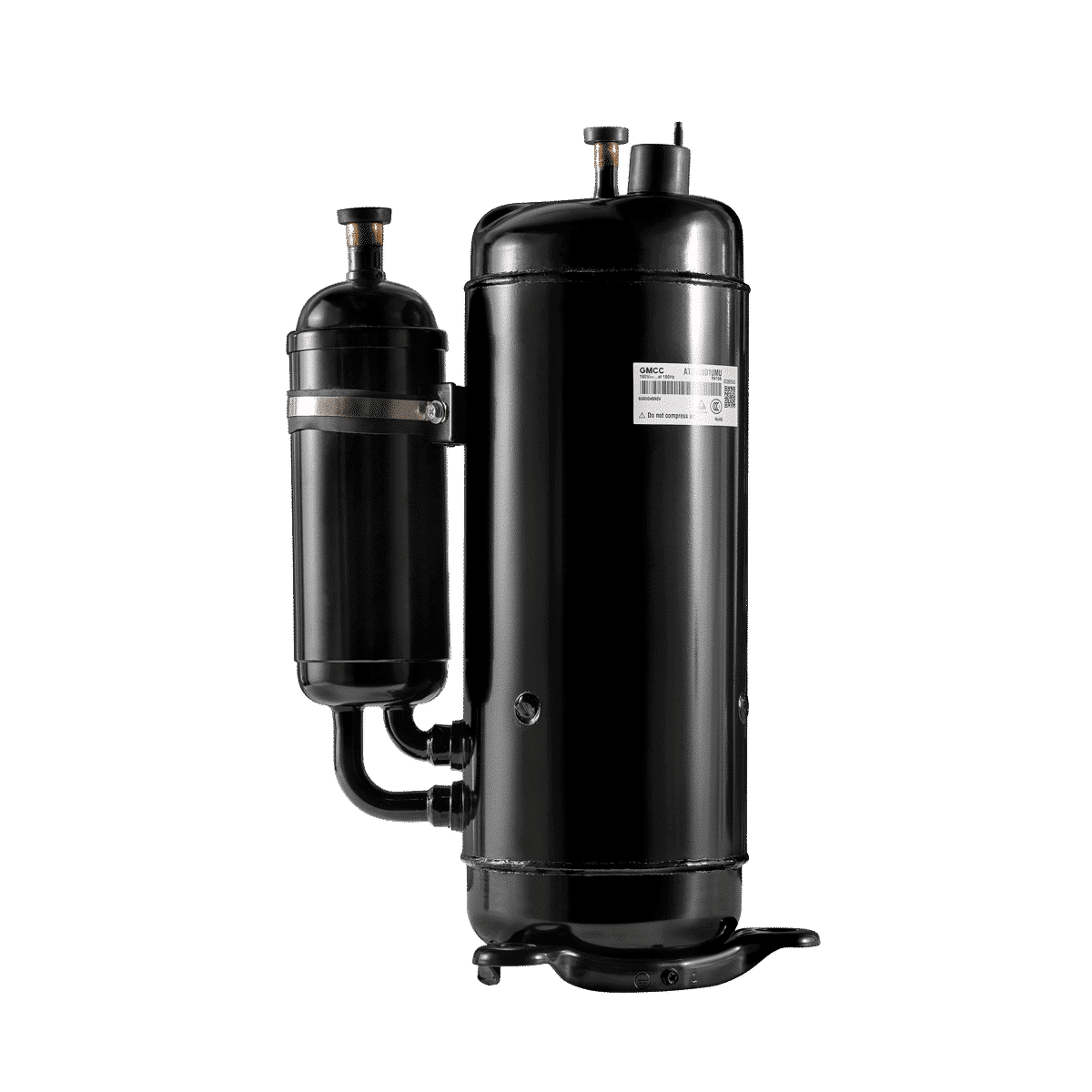 Rotazione del compressore GMCC EDTQ580D2ENT, R290, 380V/3Ph/60Hz, 57,9 cm3