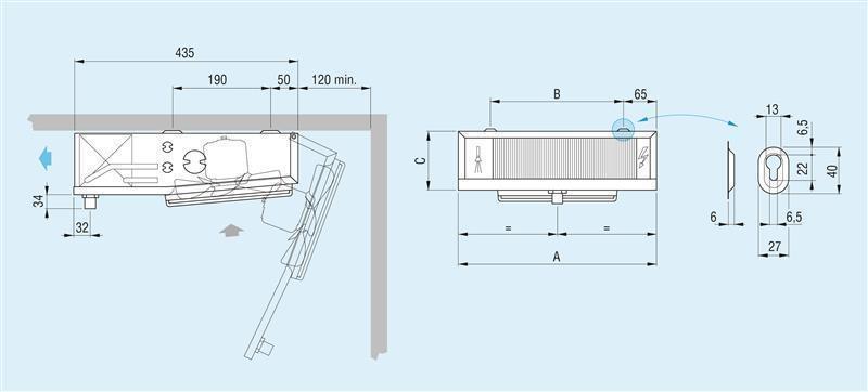 Parownik ECO EVS-181ED, 1,70 kW, 870 m3/h, wentylator 3x200 mm, odszranianie elektryczne