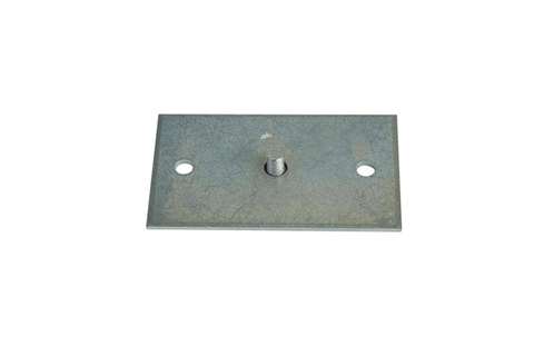 Base rectangular con varilla roscada M8 - para amortiguador de vibraciones con muelle, 10097150000