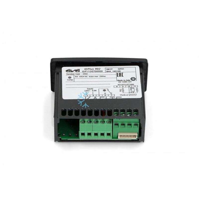 Refrigeration controller Eliwell IDNext 902 P NTC 10A 230Vac AIR -HC, controller with 4 buttons, IDN902P6D107000