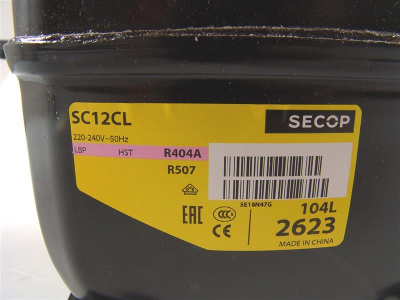 Compresor SECOP / Danfoss (Danfoss) SC12CL / SC12CLX, LBP - R404A, R507, 220-240 V, 50Hz 104L2623