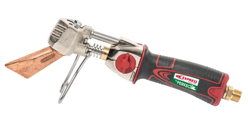 Appareil de soudage à l'étain PERKEO propane PIEZO G38 avec pièce en cuivre, G3/8" LH (approuvé par le TÜV)