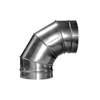 Codo V2A acero inoxidable ángulo 90
