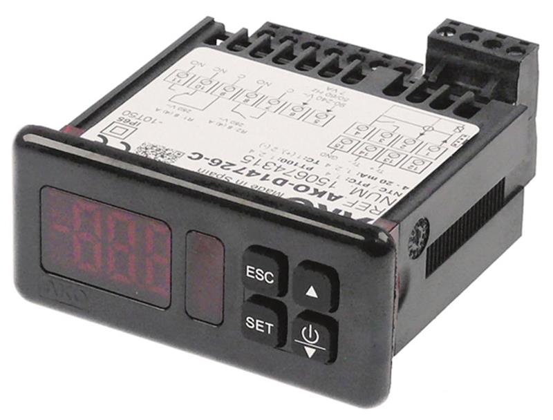 Controlador de refrigeración AKO D14726-C, 90-240 V CA