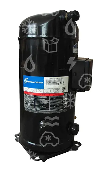 Kältekompressor, Kühlmittelkompressor, R-134a, Drehkühler, Verteilerblock