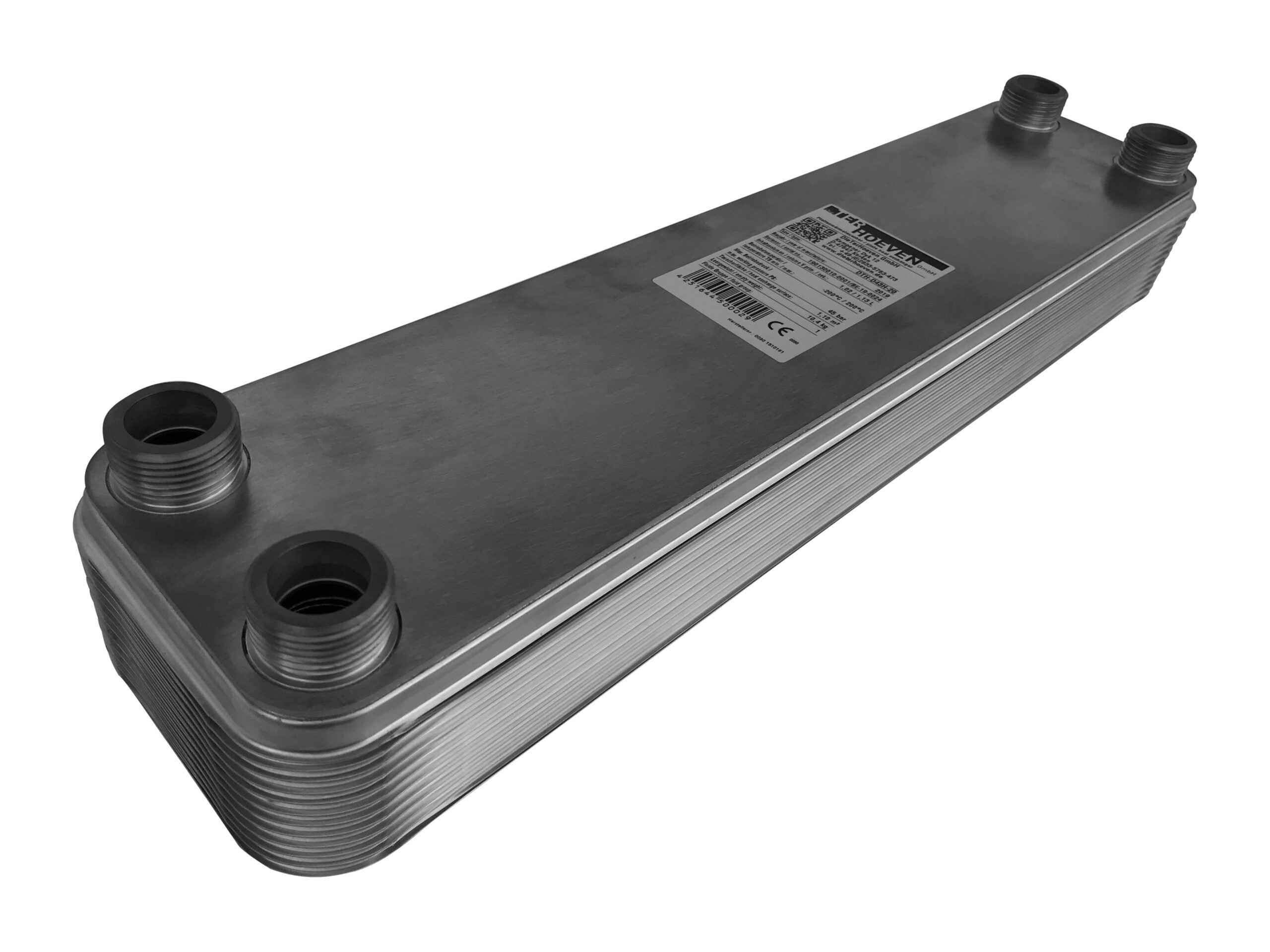 Platenwarmtewisselaar DTH-D43H-20 4x1"AG/22mm soldeer