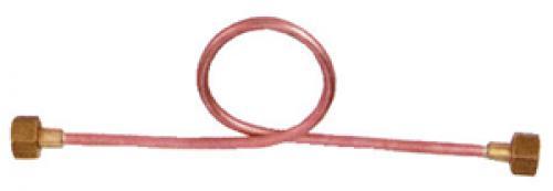 PERKEO COPP transfer and cylinder connection bend for nitrogen, 200 bar, L=0.8m, DIN 477