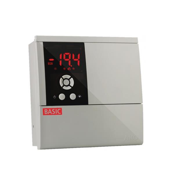 Data logger AKO tipo AKO-15633 Dimensioni di installazione 214x214mm Alimentazione 230VAC Tensione AC NTC Uscite a relè 6 - non disponibile, sostituito da AKO-16523