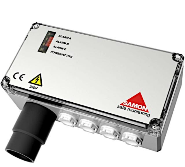 SAMON GS230-HFKW 37-425, DÉTECTEUR DE GAZ HFKW 230V 2W IP54 0-4000PPM